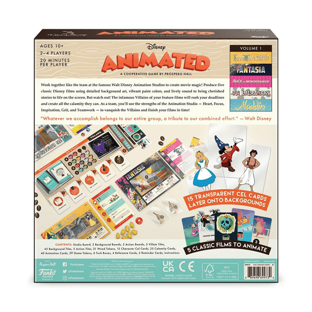 Disney Animated Board Game