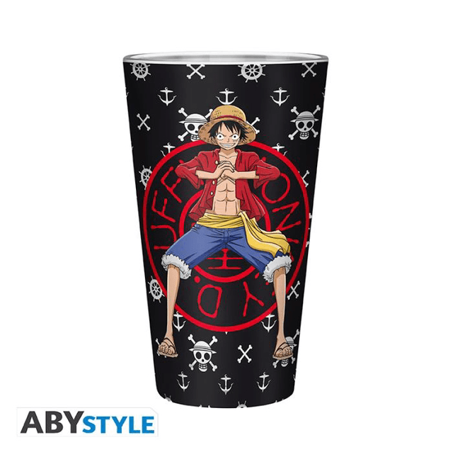 One Piece: Luffy 400ml Glass