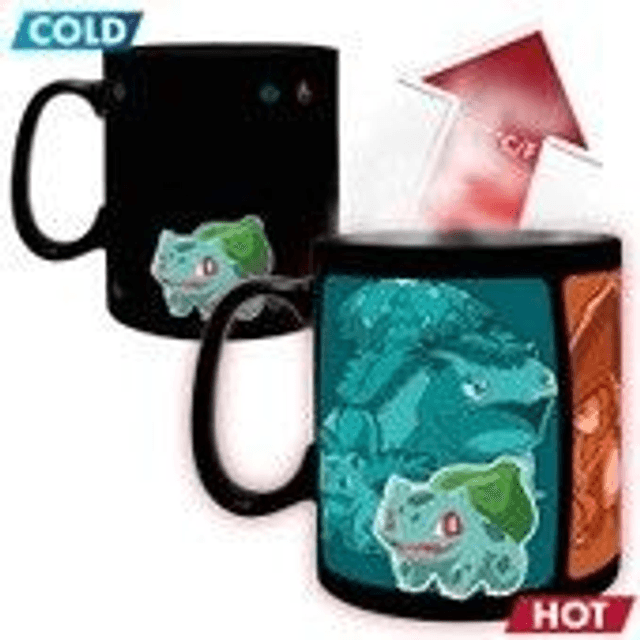 Pokemon: Kanto Starters Heat Change Mug