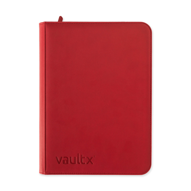 Vault X 9-Pocket Red Binder