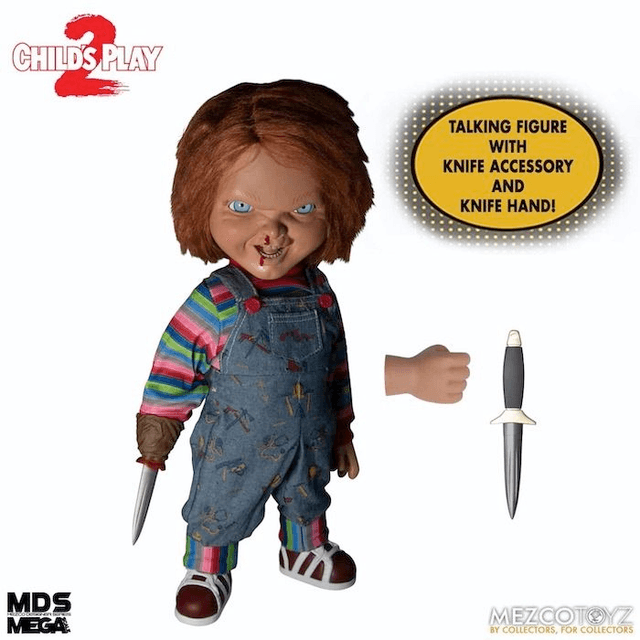 Child's Play 2: Chucky (Menacing Face) 15" Figure with Sound