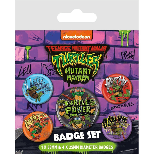 Teenage Mutant Ninja Turtles: Mutant Mayhem Badge Pack