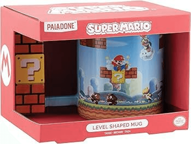 Super Mario: Level-Shaped 3D Mug