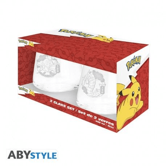 Pokemon: Magikarp & Gyarados 2-Pack Glasses