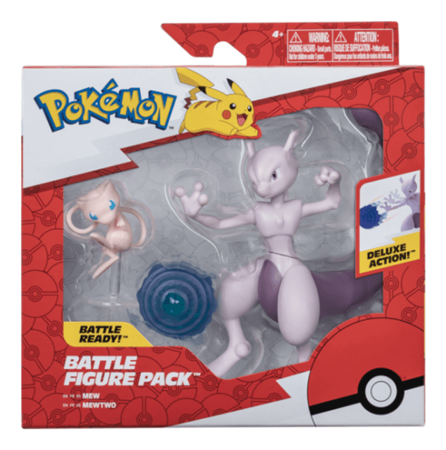 Pokemon: Mew and Mewtwo Battle Figure 2-Pack