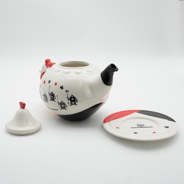 Disney Alice in Wonderland Queen Of Hearts Ceramic Premium Teapot