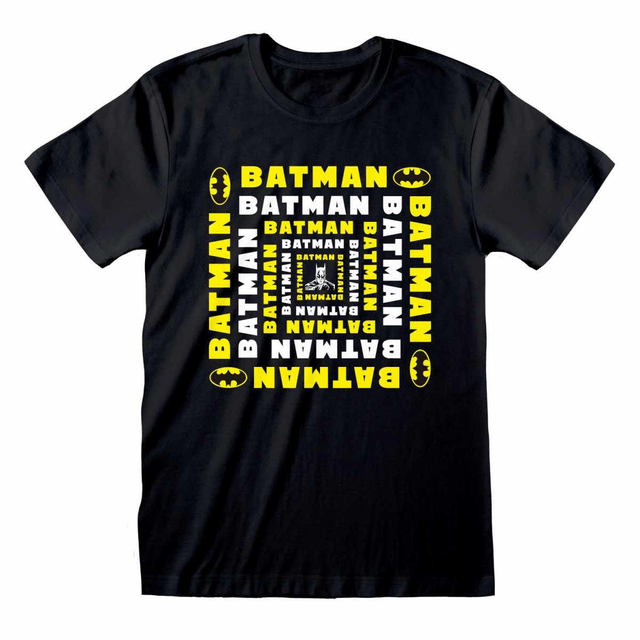 DC: Batman (Square Name) Men's T-Shirt