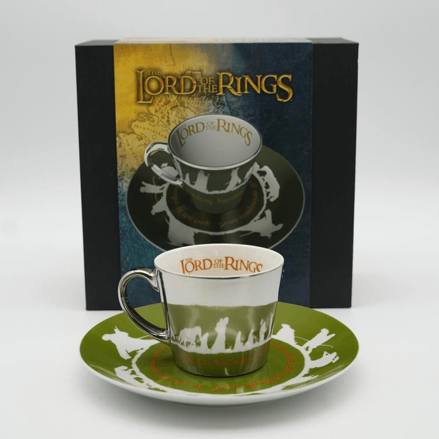 The Lord of the Rings: Fellowship Mirror Mug & Plate Set