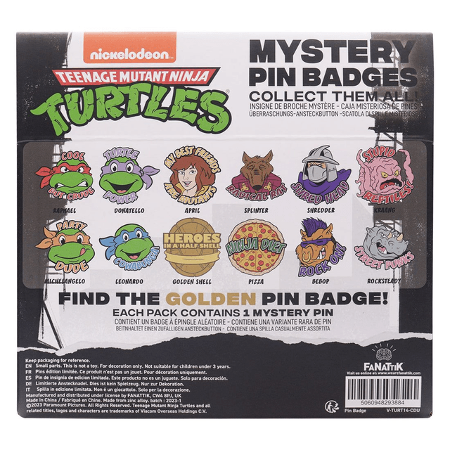 Teenage Mutant Ninja Turtles: World Pin Badge