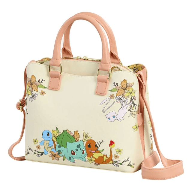 Pokemon: Mew & Kanto Starters Cross Body Bag