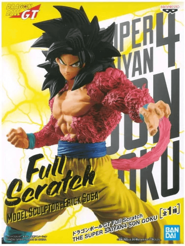 Dragon Ball GT: Super Saiyan 4 Son Goku Full Scratch Figure