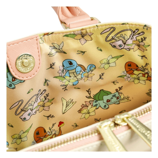 Pokemon: Mew & Kanto Starters Cross Body Bag
