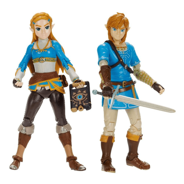 The Legend of Zelda: Link & Zelda 2-Pack Action Figure