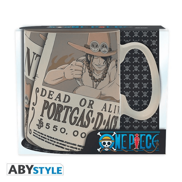 One Piece: Portgas D. Ace Wanted Poster Mug