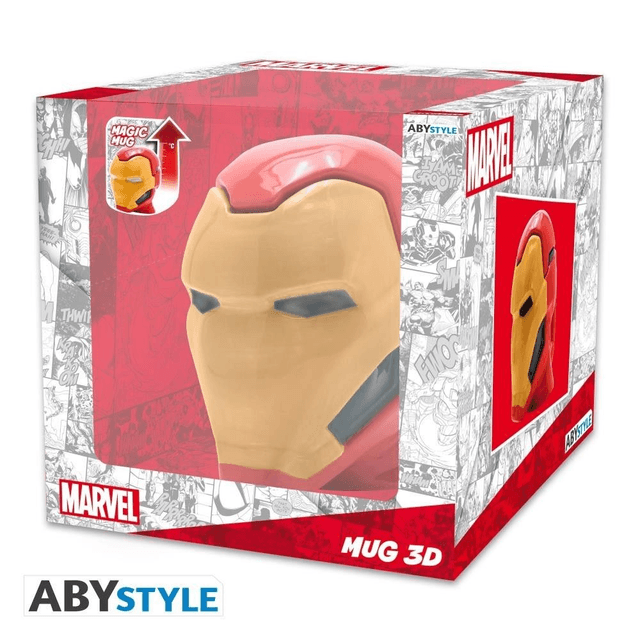 Marvel: Iron Man 3D Mug with Lid