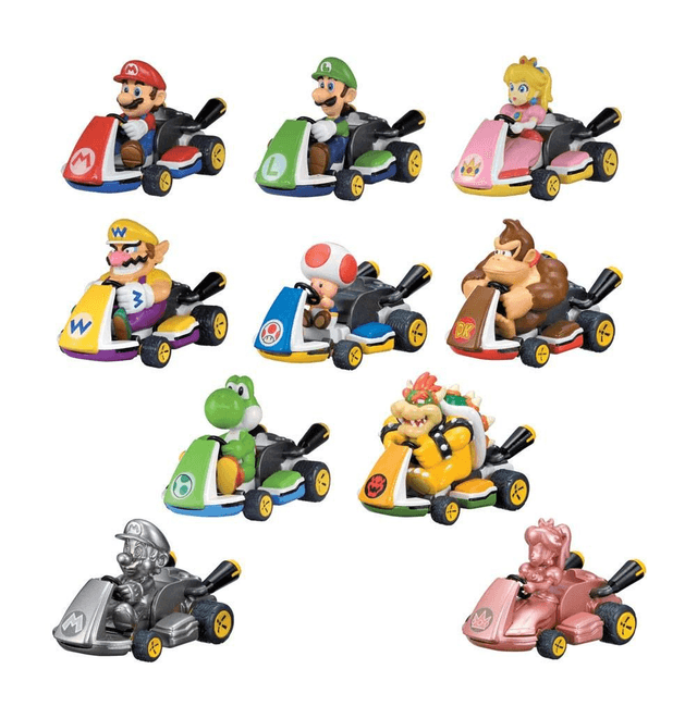 Mario Kart Mystery Pull Back Cars