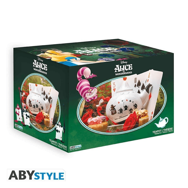 Disney Alice in Wonderland Queen Of Hearts Ceramic Premium Teapot