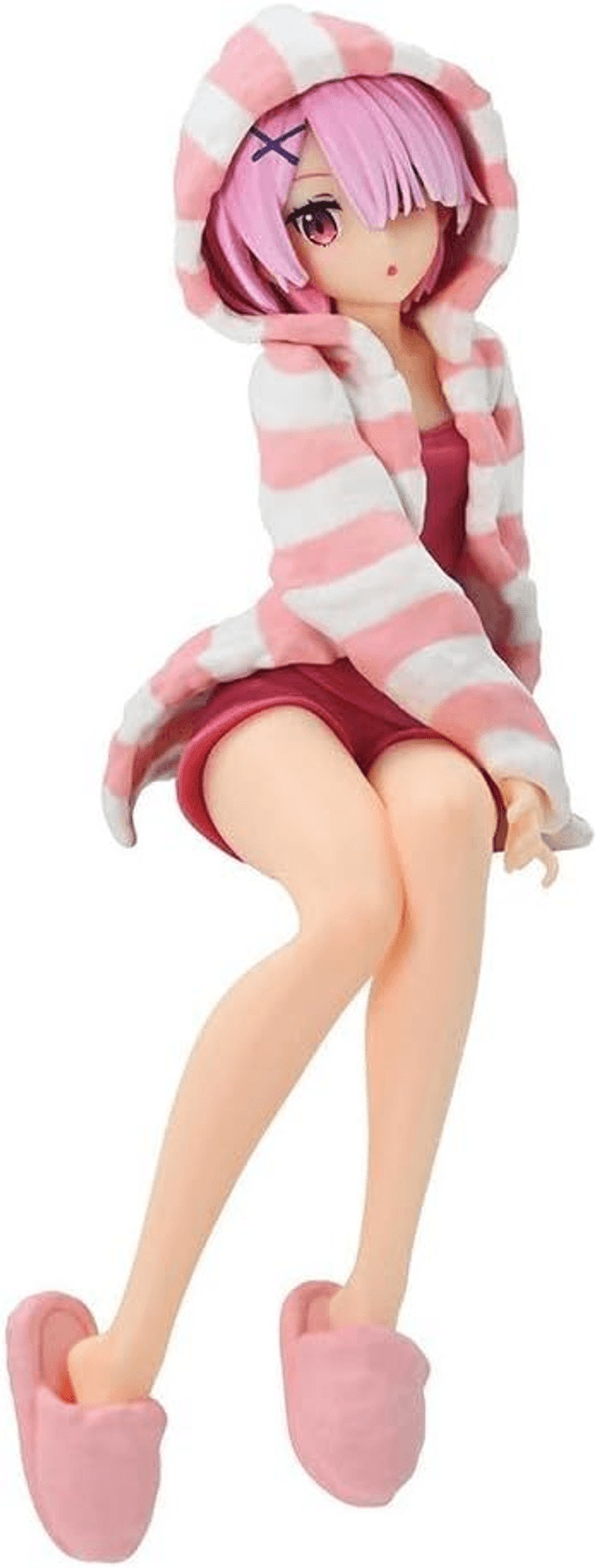 Re:Zero: RAM Room Wear (Pink) Noodle Stopper Figure
