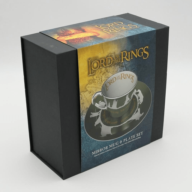The Lord of the Rings: Fellowship Mirror Mug & Plate Set