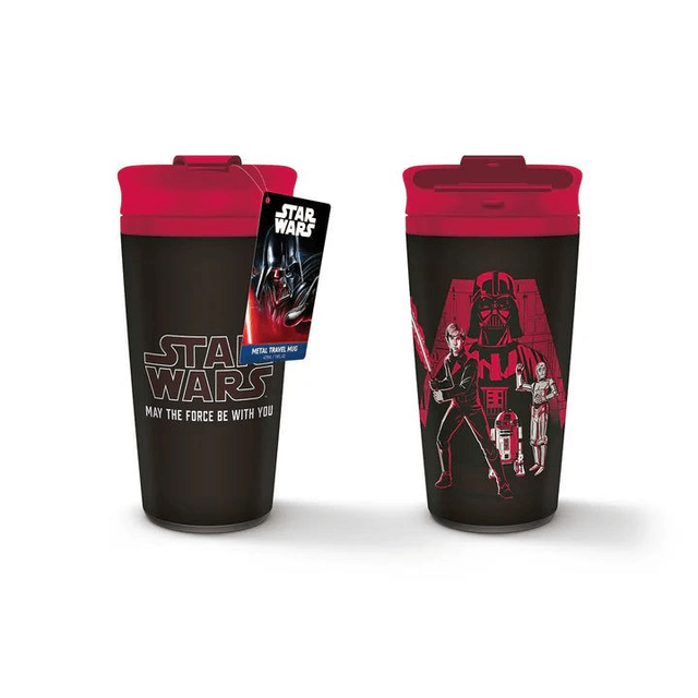 Star Wars: May The Force Be With You Metal Travel Mug