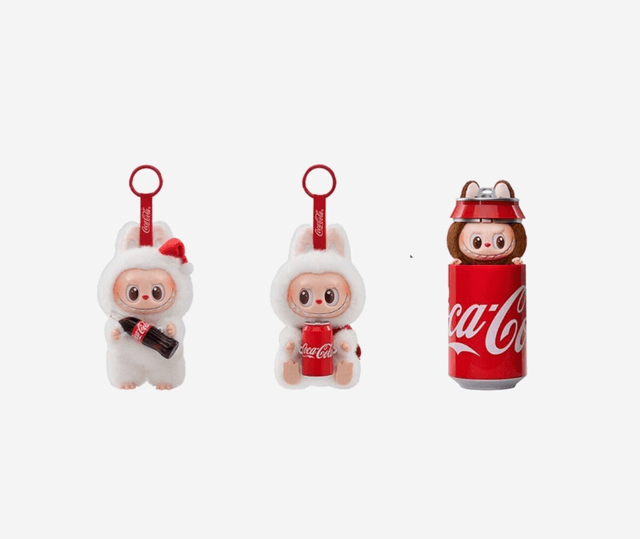 The Monsters Coca-Cola Blind Box Plush Keyring Figure