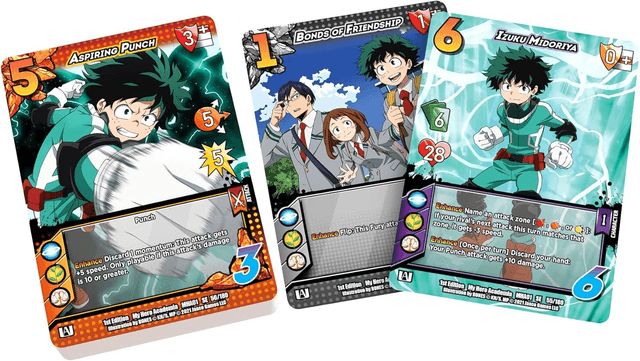My Hero Academia Card Game: Izuku Midoriya vs Katsuki Bakugo 2-Play Rival Deck