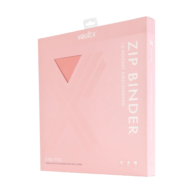 Vault X Pastel Pink 12-Pocket Binder