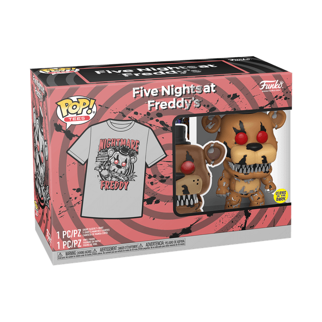 Five Nights at Freddy's: Nightmare Freddy Pop and Tee