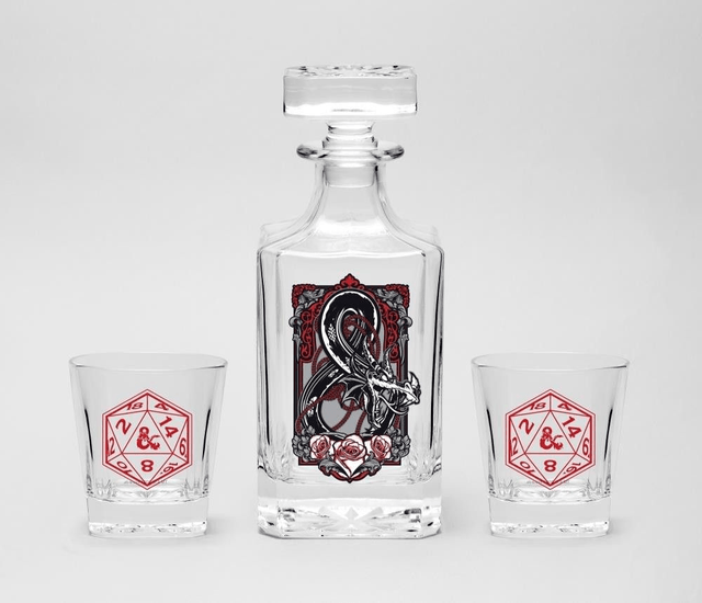 Dungeons and Dragons Decanter and Tumbler Set