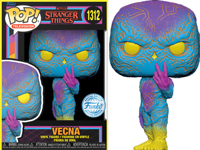 Stranger Things: Vecna (Blacklight) Pop! #1312