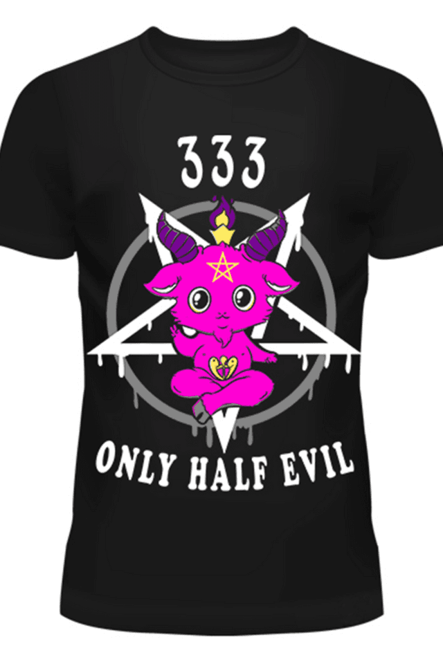 Cupcake Cult: Half Evil T-Shirt