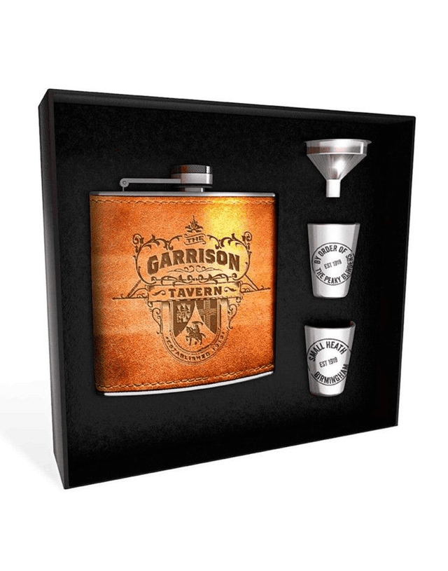 Peaky Blinders: Set Hip flask + 2 Shooters Garrison
