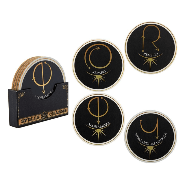 Harry Potter: Spells &amp; Charms Coaster 4- Pack