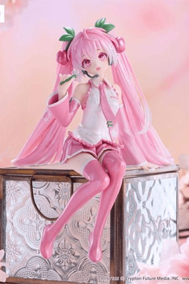 Hatsune Miku: Sakura Miku (2024 Pearl Colour Ver.) Noodle Stopper Figure 