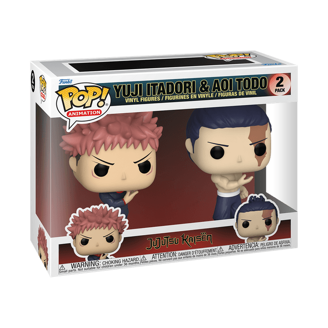 Jujutsu Kaisen: Yuji Itadori &amp; Aoi Todo 2-Pack Pop!