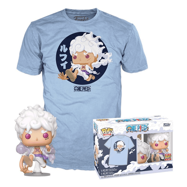 One Piece: Monkey D. Luffy (Gear 5) Pop! &amp; Tee
