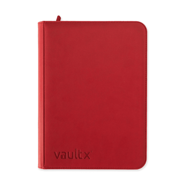 Vault X 9-Pocket Red Binder
