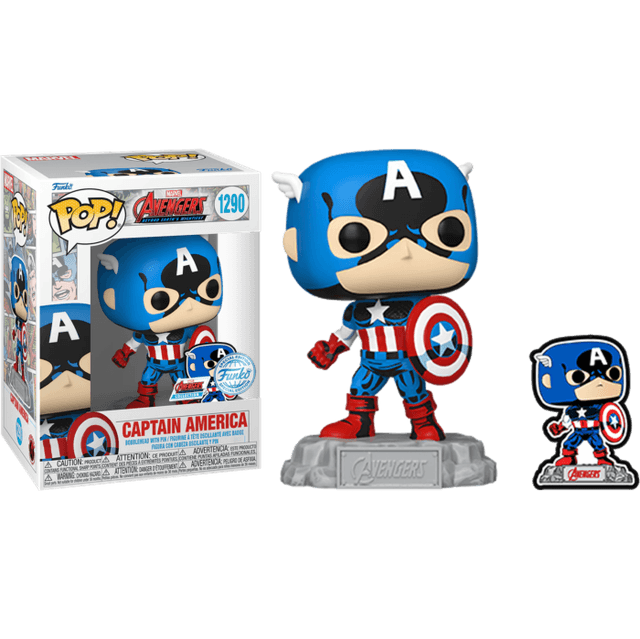 Marvel: Captain America with Pin Pop! #1290