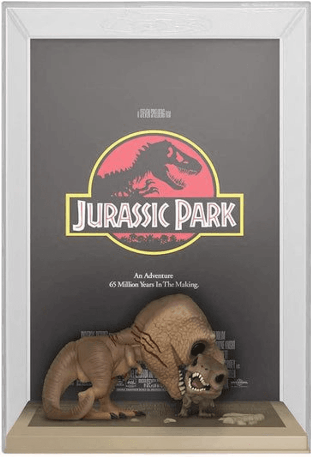 Jurassic Park: T-Rex &amp; Velociraptor Movie Poster Pop! #03