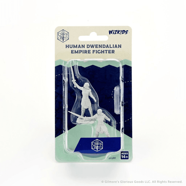 Critical Role: Human Dwendalian Empire Fighter Unpainted Miniature