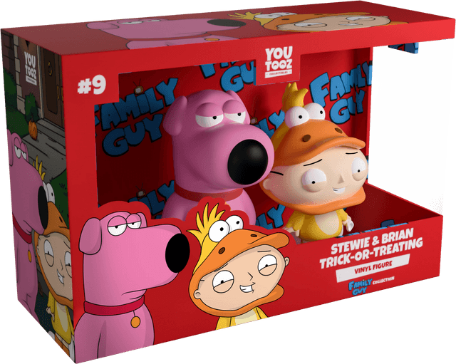 Family Guy: Stewie &amp; Brian (Trick or Treating) YouTooz Figures