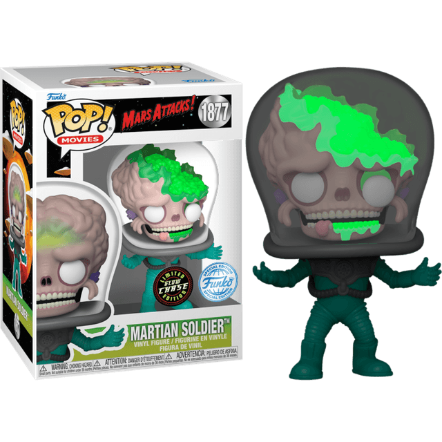 Mars Attacks: Martian Soldier (Chase Variant) Pop! #1877