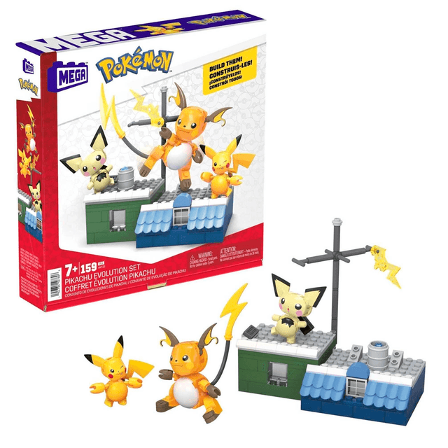 Pokemon: Pikachu Evolution Set Mega Construx