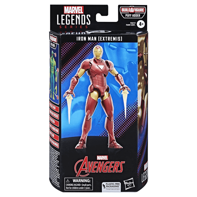 Marvel Legends Action Figure Puff Adder BAF: Iron Man (Extremis) 15 cm