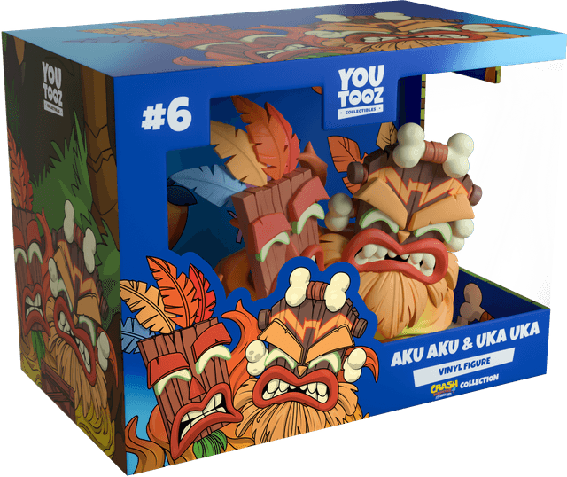 Crash Bandicoot: Aku Aku &amp; Uka Uka YouTooz Figure