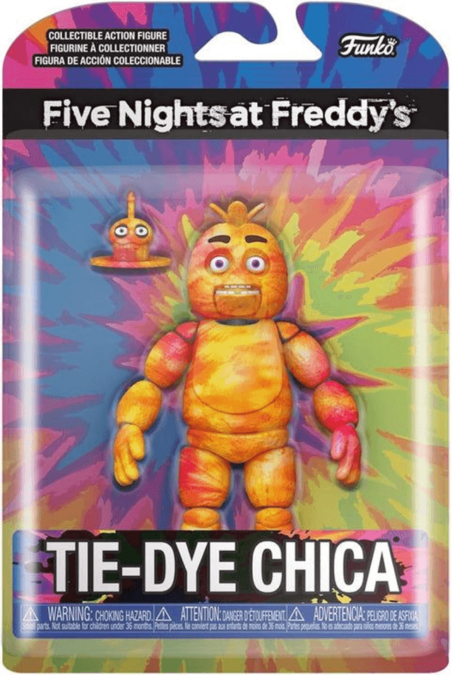 Five Nights at Freddy&#039;s: Tie-Dye Chica Action Figure