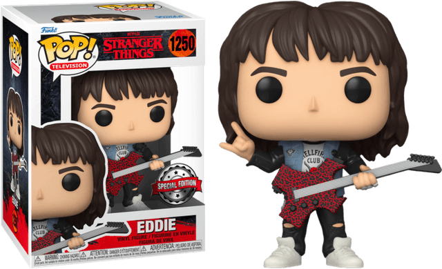 Stranger Things: Eddie with Guitar (Special Edition) Pop! #1250