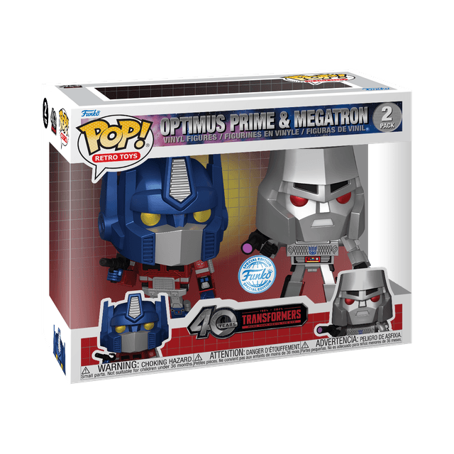 Transformers: Optimus Prime &amp; Megatron 2-Pack Pop!