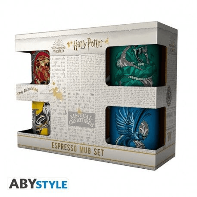 Harry Potter: Set of 4 Espresso Mugs