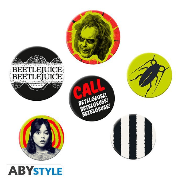 Beetlejuice Beetlejuice Badge Pack